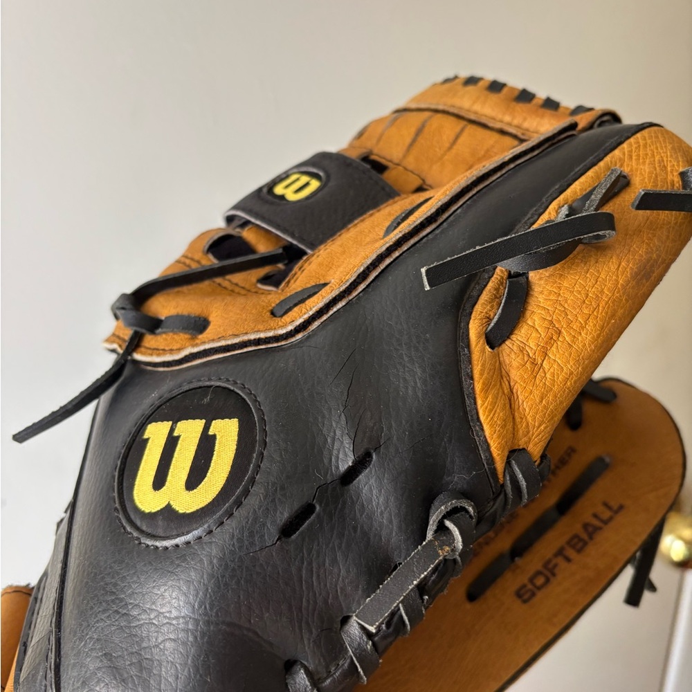 Wilson Black and Brown Baseball Glove